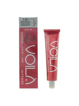 Tintura per capelli permanente intensa Intercosmo Voila 3C 7.21 Biondo medio perlato iridescente 60ml