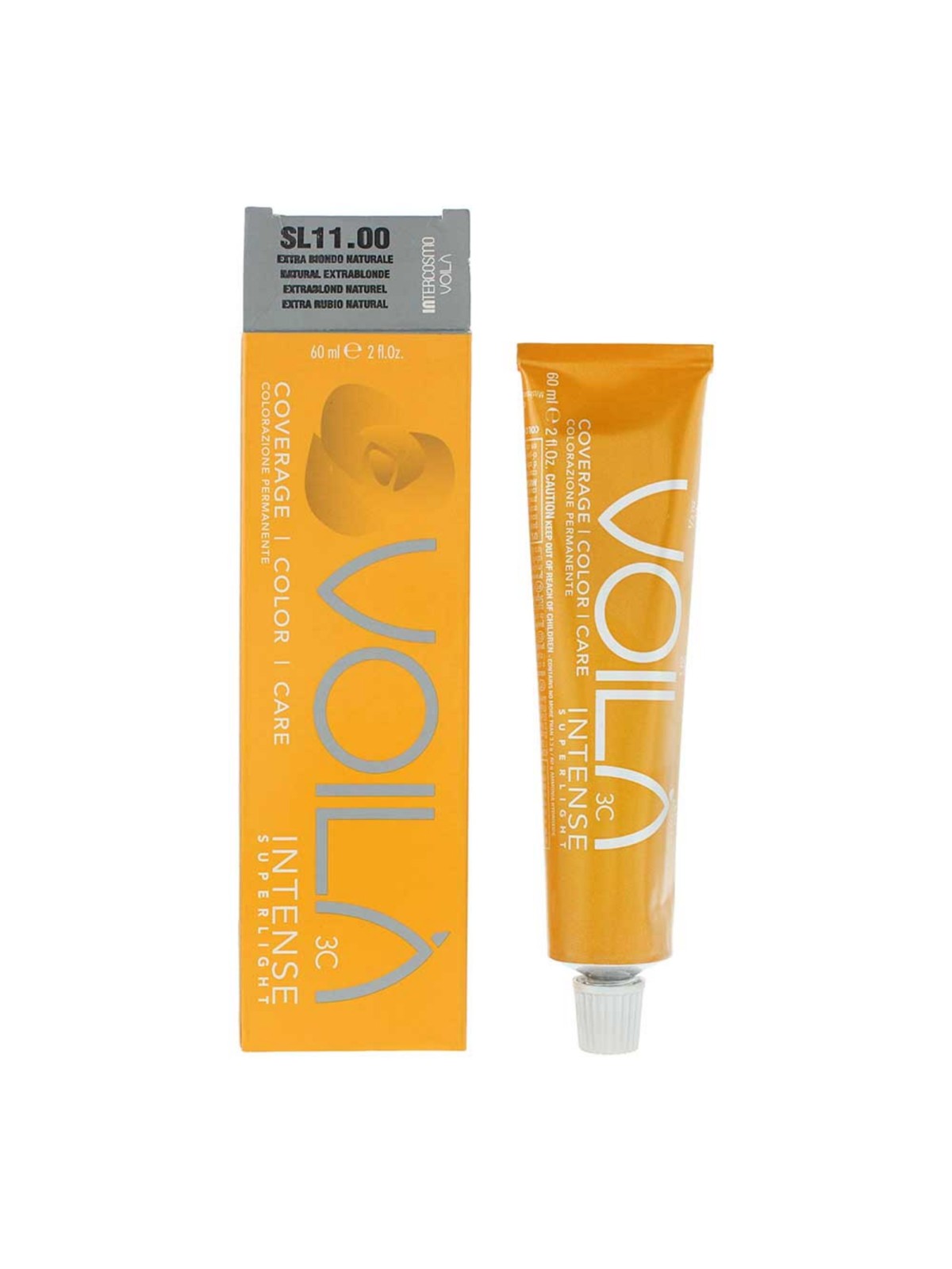 Tintura per capelli permanente Intercosmo Voila 3C Intense Superlight 11 Biondo Extra Naturale 60ml