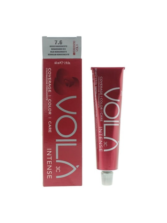 Tintura per capelli permanente intensa Intercosmo Voila 3C 7.6 Rosso Rinascimento 60ml