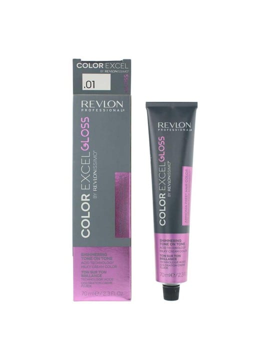 Revlon Color Excel Gloss Tintura per Capelli Gloss 01 Anti-Arancione Tonalizzante Anti-Arancione 70ml