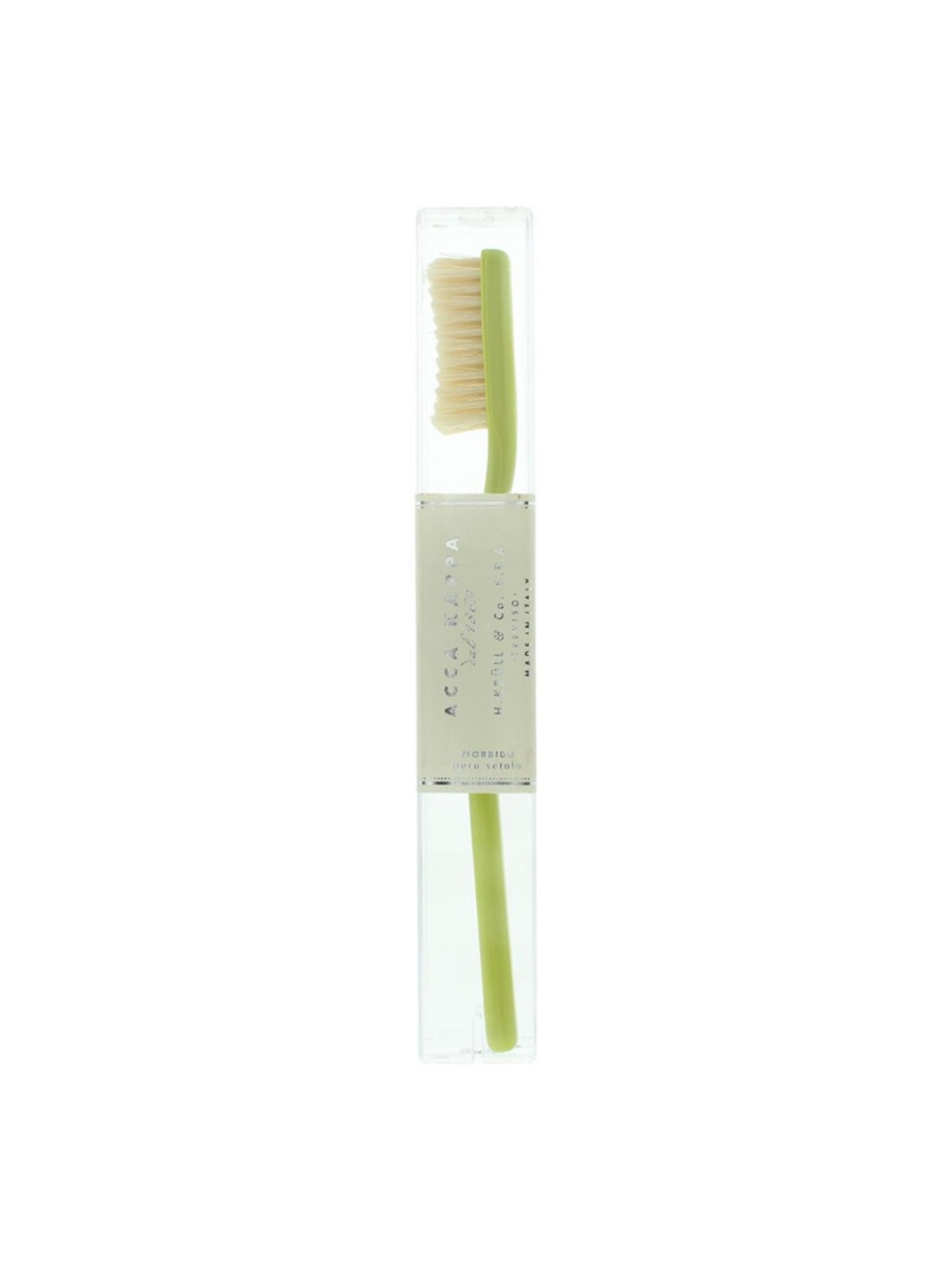 Spazzolino da denti Accá Kappa con setole morbide naturali