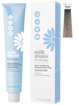 Milk Shake Tintura per capelli permanente 9 minuti 781 Biondo cenere Mocha 100ml