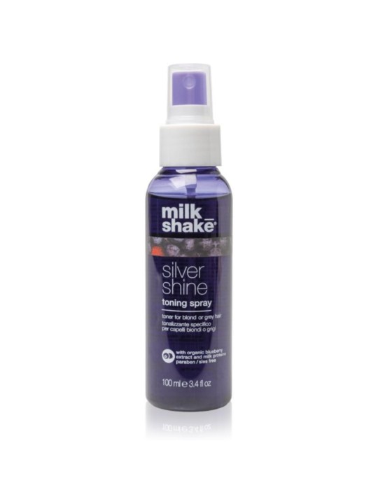Spray tonalizzante per capelli Milk Shake Silver Shine Violet Pigments Biondo/Grigio 100ml