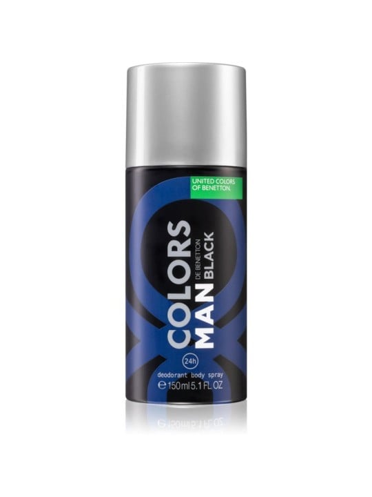 Benetton Colors Man Black Deodorante Spray Antitraspirante Speziato uomo 150ml