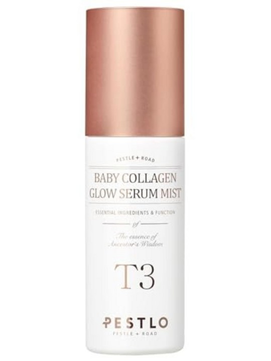 Pestelo T3 Baby Collagen Glow Serum Mist Idratante Prima e Dopo Trucco Spray Viso 50ml