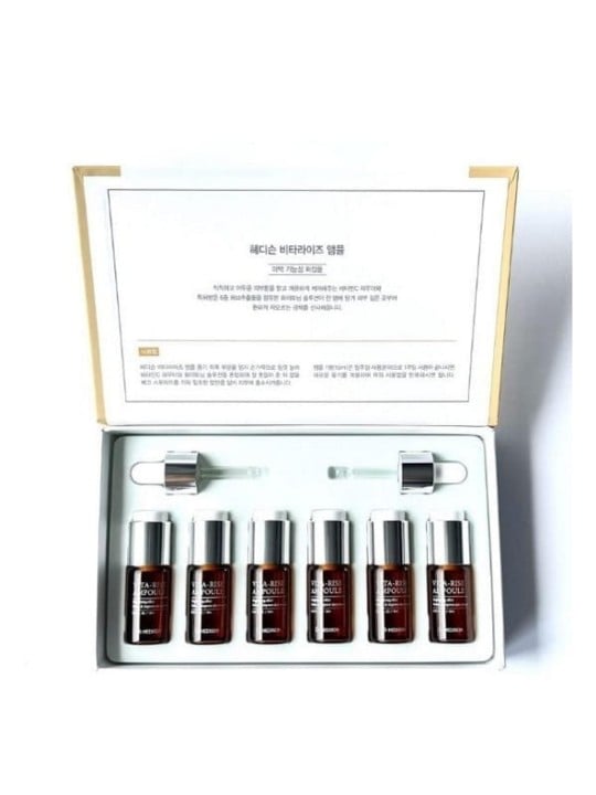 Set di fiale illuminanti Dr. Hedison Vita Bright per il trattamento dell'iperpigmentazione del viso unisex 6 pezzi da 60ml