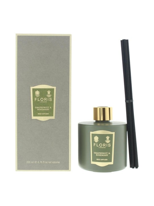 Diffusore di aromi a bastoncini Floris Of London Pompelmo e Rosmarino 200ml