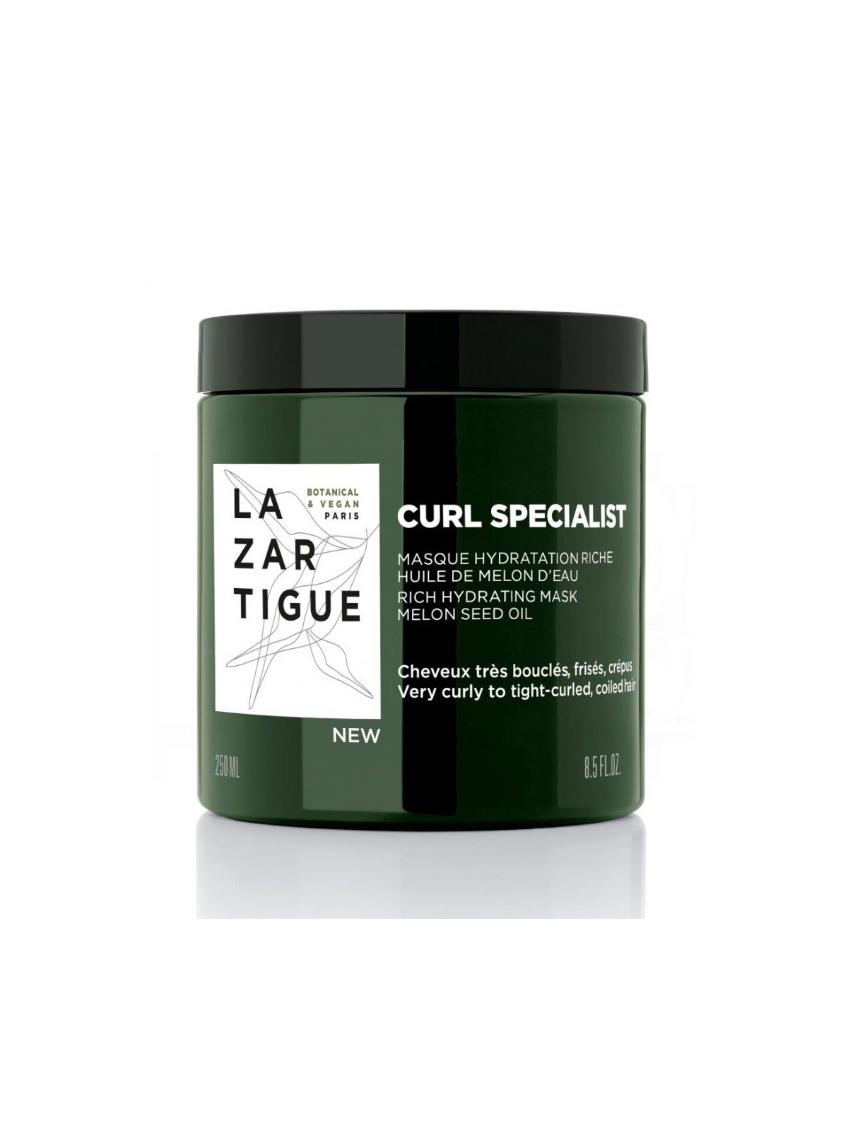 Lazartigue Maschera Crema Trattamento Capelli Ricci Specialista Idratante 250ml