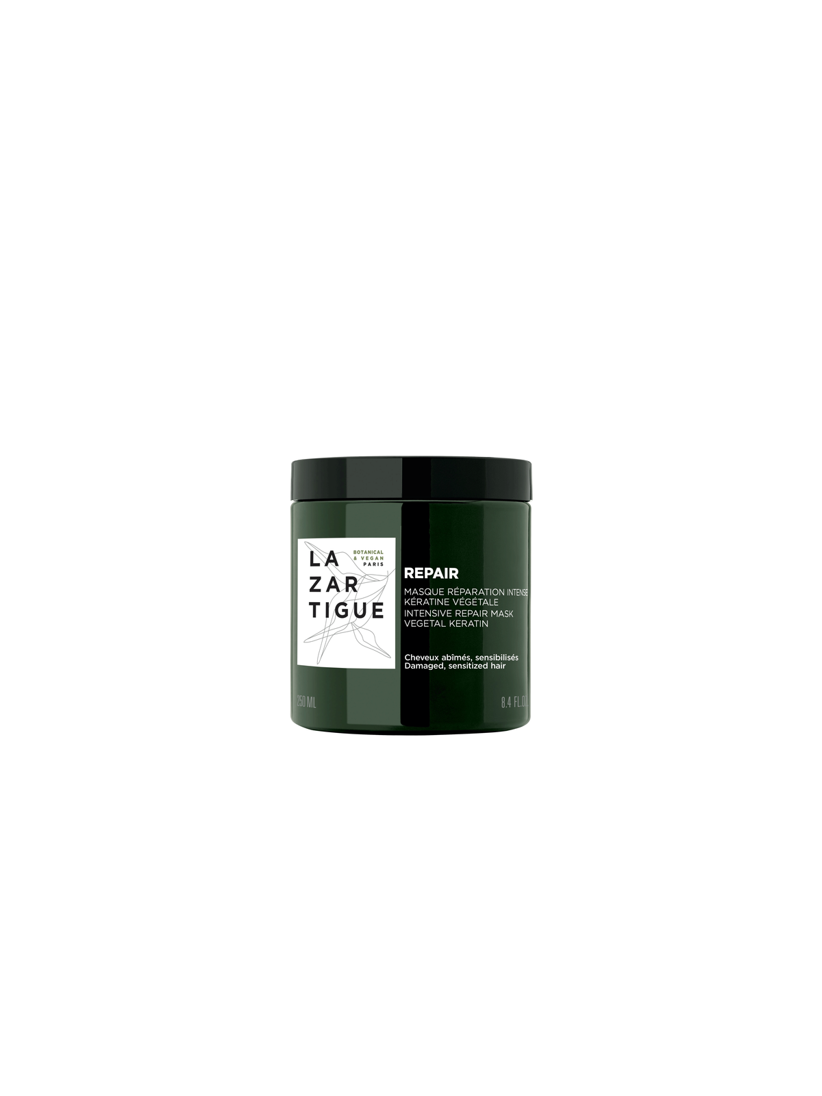 Lazartigue Repair Crema Maschera Trattamento Capelli Vegana per la Riparazione 250ml