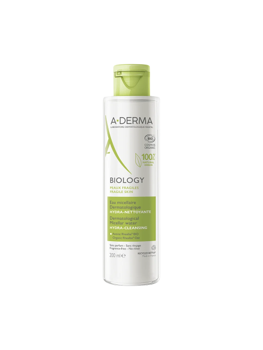 Acqua micellare idratante A-Derma Biology per tutti i tipi di pelle 200ml