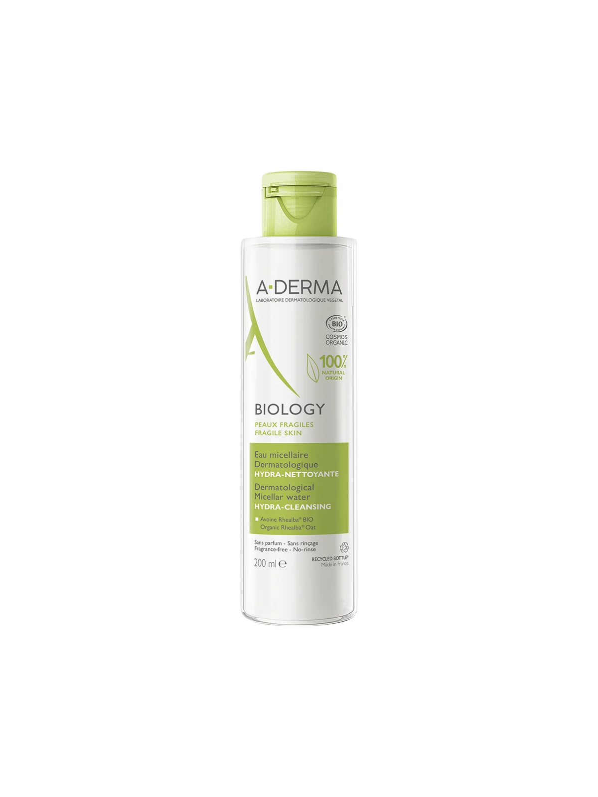 Acqua micellare idratante A-Derma Biology per tutti i tipi di pelle 200ml