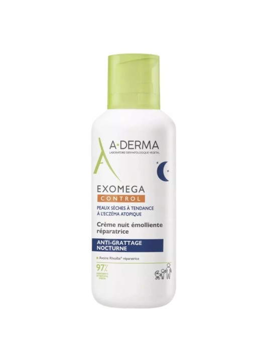 Crema notte emolliente viso A-Derma Exomega Control 400ml