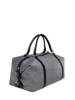 Borsa da weekend in tessuto generica Abercrombie & Fitch borsa a mano grigia da uomo