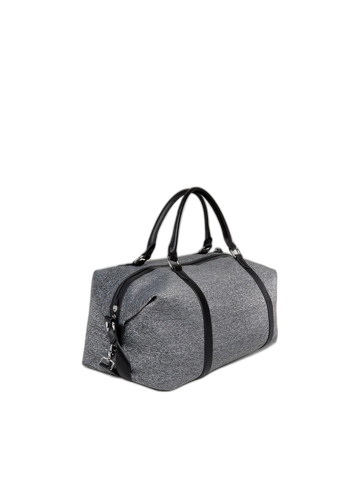 Borsa da weekend in tessuto generica Abercrombie & Fitch borsa a mano grigia da uomo