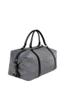 Borsa da weekend in tessuto generica Abercrombie & Fitch borsa a mano grigia da uomo