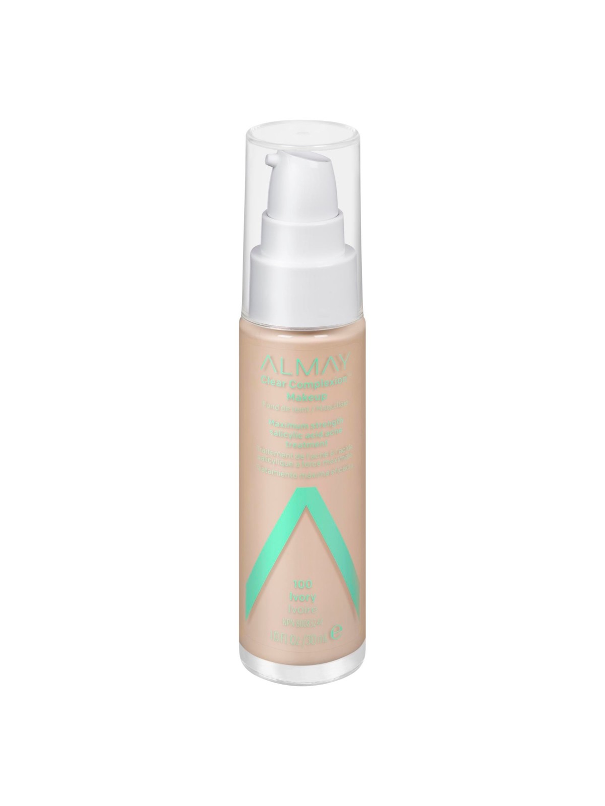 Fondotinta liquido Almay Clear Complexion con acido salicilico 100 Avorio 30ml