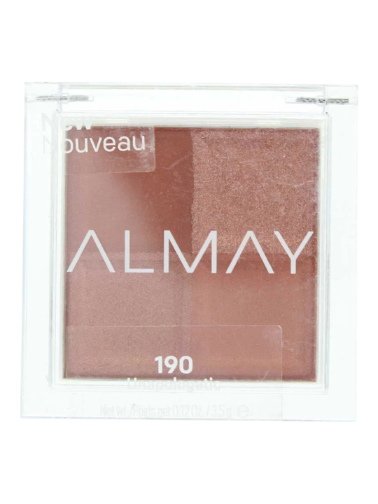 Palette di ombretti Almay Shadow Quad 190 Unapologetic 4 tonalità 35 g