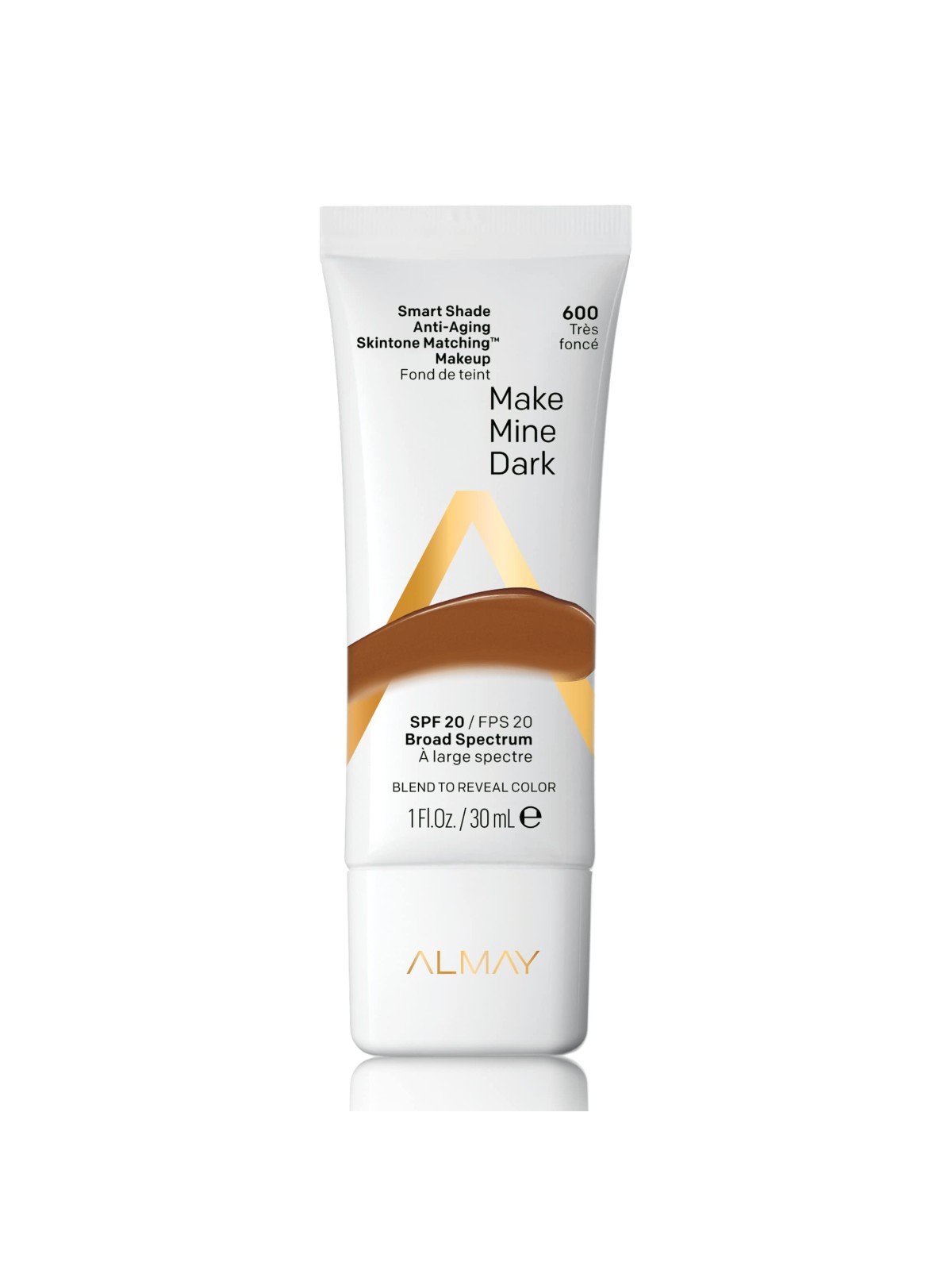 Almay Smart Shade Fondotinta Liquido Automisurante 600 Make Mine Dark 20 SPF 30ml