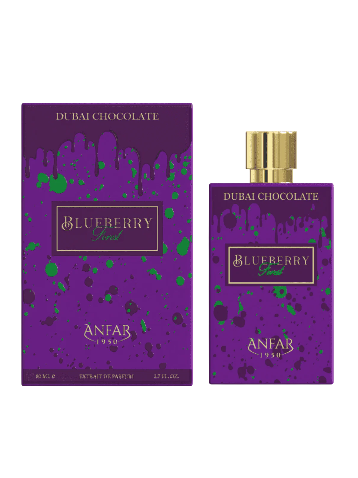 Anfar Dubai Chocolate - Estratto di profumo Blueberry Forest unisex 80ml