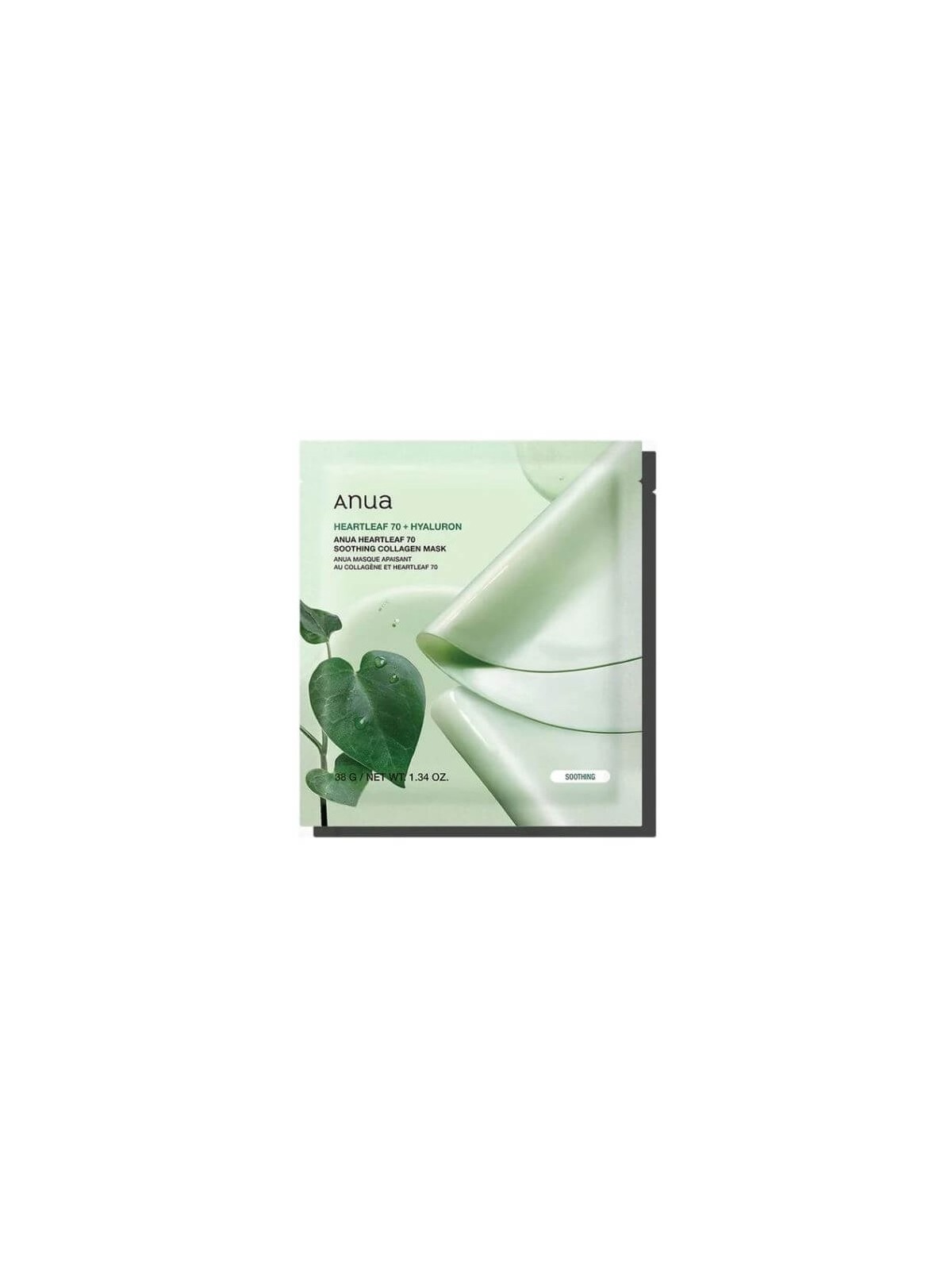 Maschera viso lenitiva Anua Heartleaf 70 Hyaluron 28ml