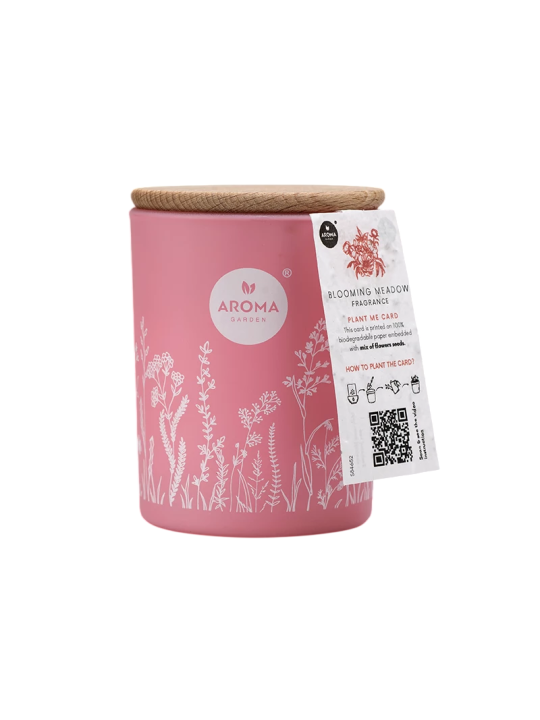 Candela profumata Aroma Home "Prato in fiore" 150 g