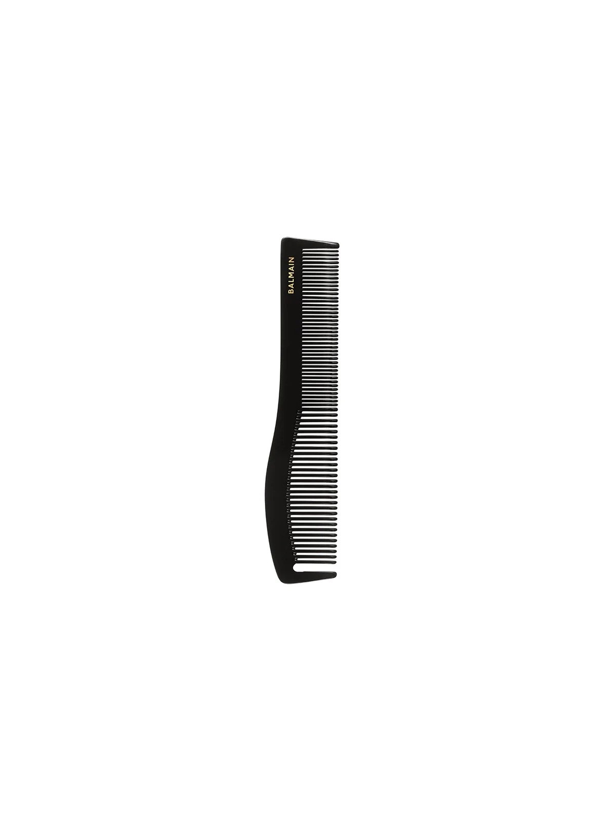 Pettine in plastica Balmain per tagliare i capelli bianco e nero