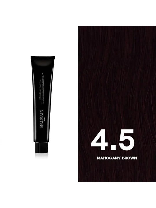 Balmain Professionnel Couleurs Couture Tintura Permanente Per Capelli 4.5 Marrone Mogano 60ml