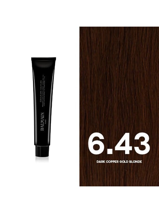 Balmain Professionnel Couleurs Couture Tintura Permanente Per Capelli 6.43 Biondo Rame Scuro Dorato 60ml