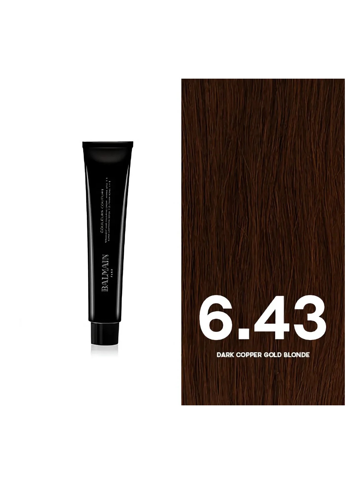 Balmain Professionnel Couleurs Couture Tintura Permanente Per Capelli 6.43 Biondo Rame Scuro Dorato 60ml
