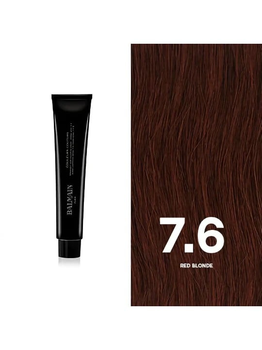 Balmain Professionnel Couleurs Couture Tintura Permanente Per Capelli 7.6 Biondo Rosso 60ml