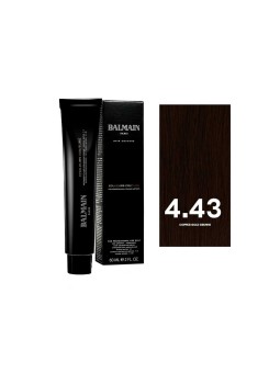 Balmain Professionnel Couleurs Couture Tintura Permanente Per Capelli 4.43 Castano Dorato Rame 60ml