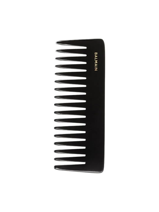 Pettine in plastica Balmain Texture Hair bianco e nero
