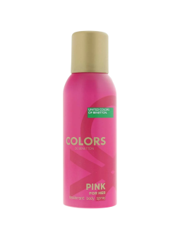 Deodorante spray Benetton Colors Pink Floreale e Fruttato donna 150ml