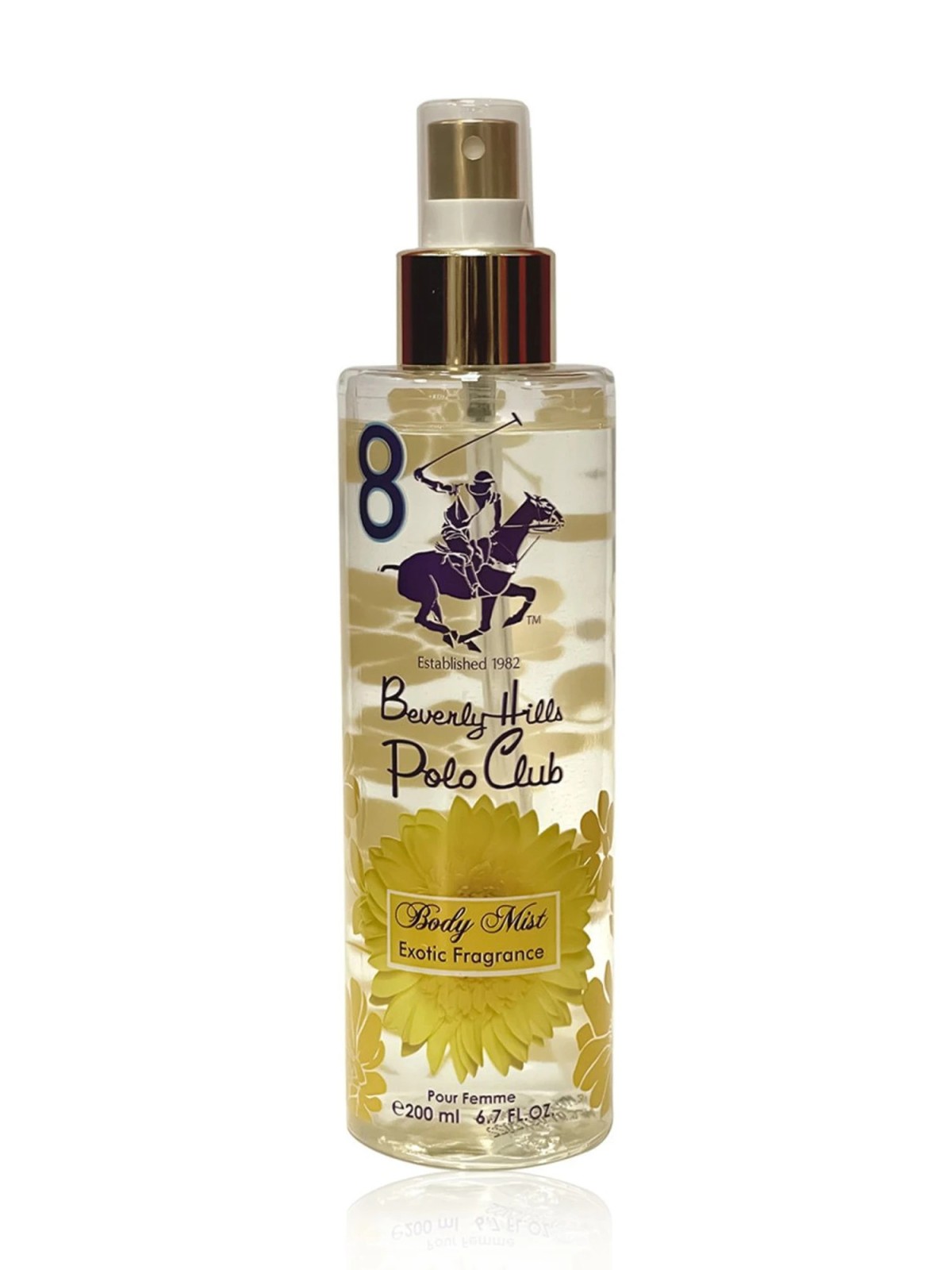 Spray corpo profumato Beverly Hills Polo Club No.8 Exotic Fragrance 200ml