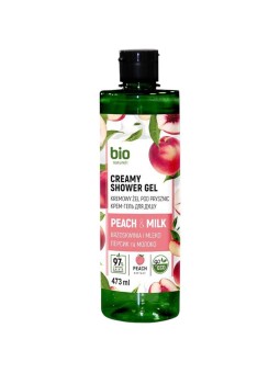 Bio Naturell Bio Naturell Gel doccia idratante cremoso al gusto di pesca e latte per tutti i tipi di pelle 437ml