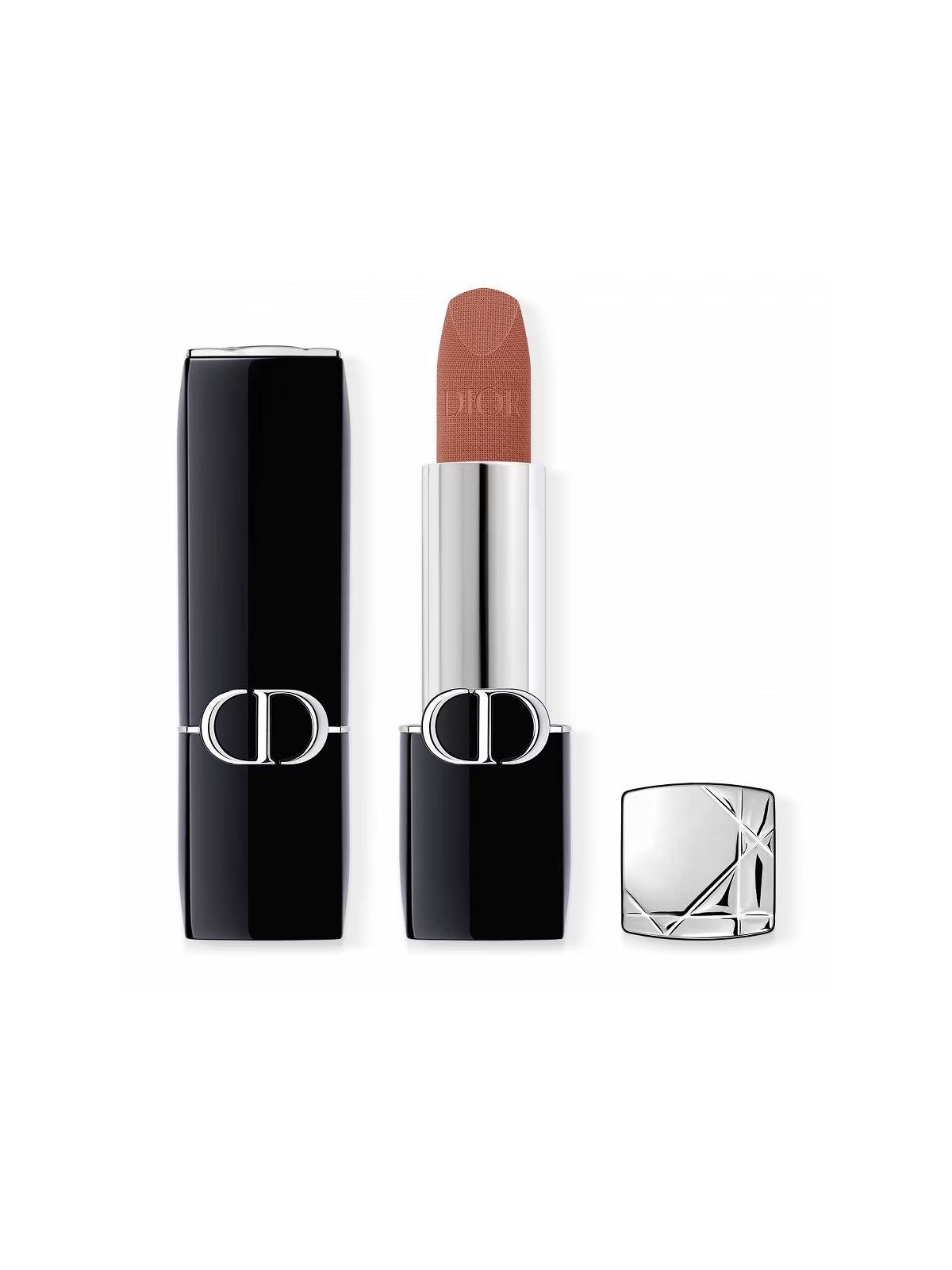 Rossetto cremoso Christian Dior Couture Colour Velvet 300 Nude Style ricaricabile da 35 g
