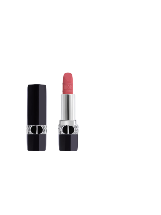 Rossetto cremoso opaco Christian Dior Rouge Satin Matte tonalità 564 Pink Leopard 35 g.