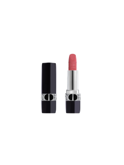 Rossetto cremoso opaco Christian Dior Rouge Satin Matte tonalità 757 Pink Paw 35 g