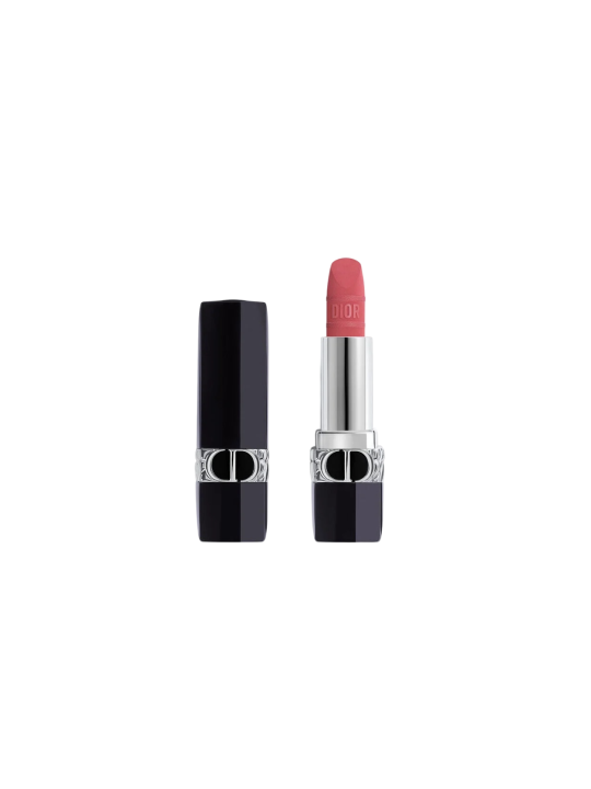 Rossetto cremoso opaco Christian Dior Rouge Satin Matte tonalità 757 Pink Paw 35 g