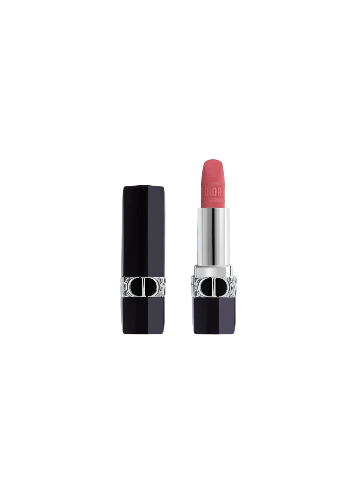 Rossetto cremoso opaco Christian Dior Rouge Satin Matte tonalità 757 Pink Paw 35 g