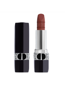 Rossetto cremoso opaco Christian Dior Rouge Satin Matte colore bordeaux tenue 35 g