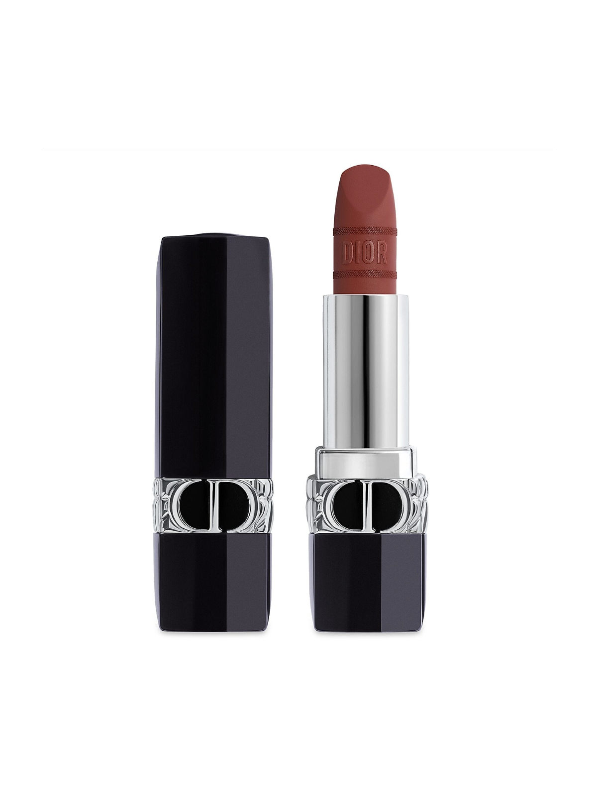 Rossetto cremoso opaco Christian Dior Rouge Satin Matte colore bordeaux tenue 35 g