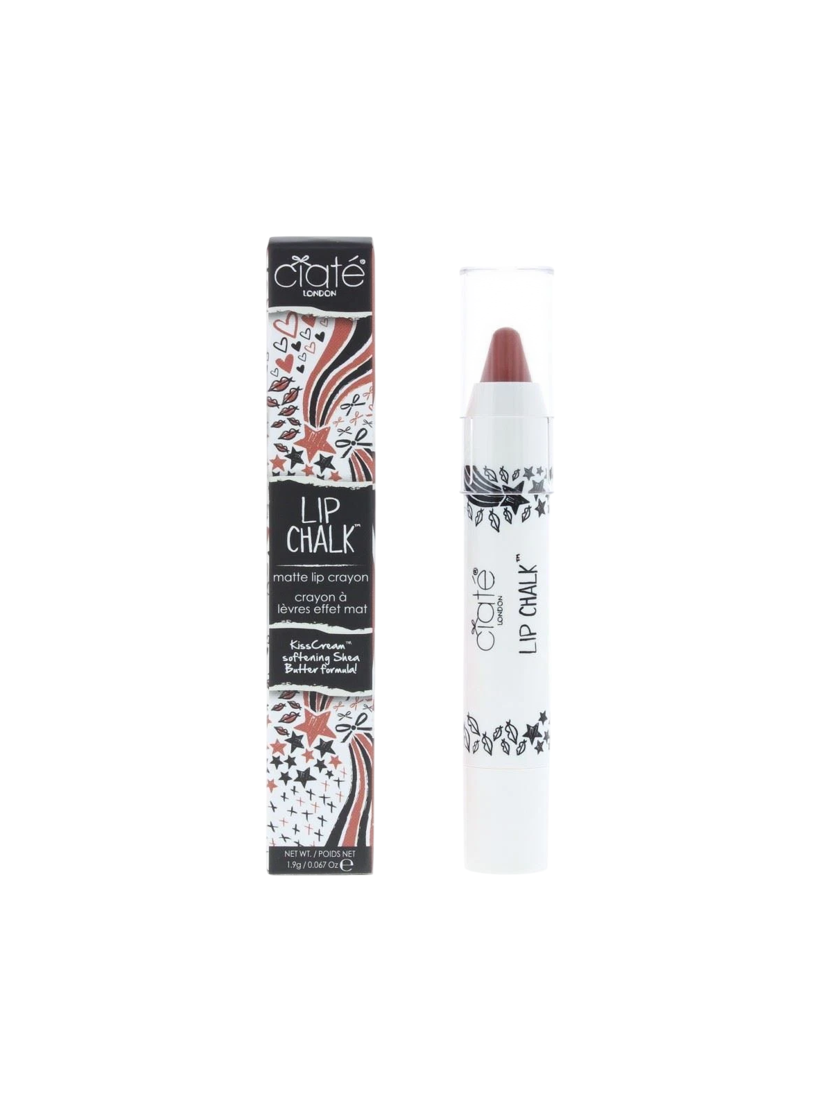 Matita labbra di precisione Ciate Lip Chalk colore terracotta pastello 19 g