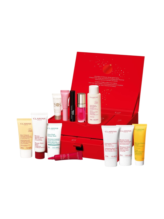 Calendario dell'Avvento Clarins Skin 12 pezzi