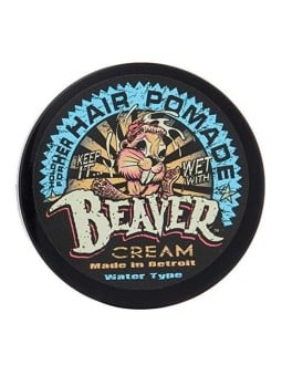 Pomata per capelli Cock Grease Beaver Cream tipo acqua finitura lucida tenuta da leggera a media 110 g