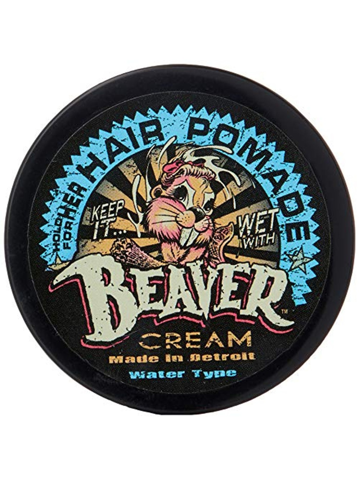 Pomata per capelli Cock Grease Beaver Cream tipo acqua finitura lucida tenuta da leggera a media 50 g