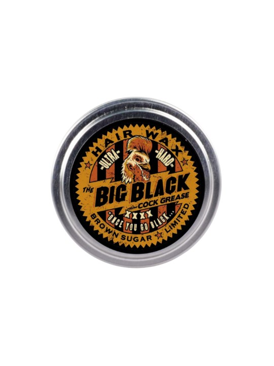 Cock Grease Ultra Hard The Big Black XXXX Pomata per lo styling dei capelli per definizione e texture Tenuta forte 50 g