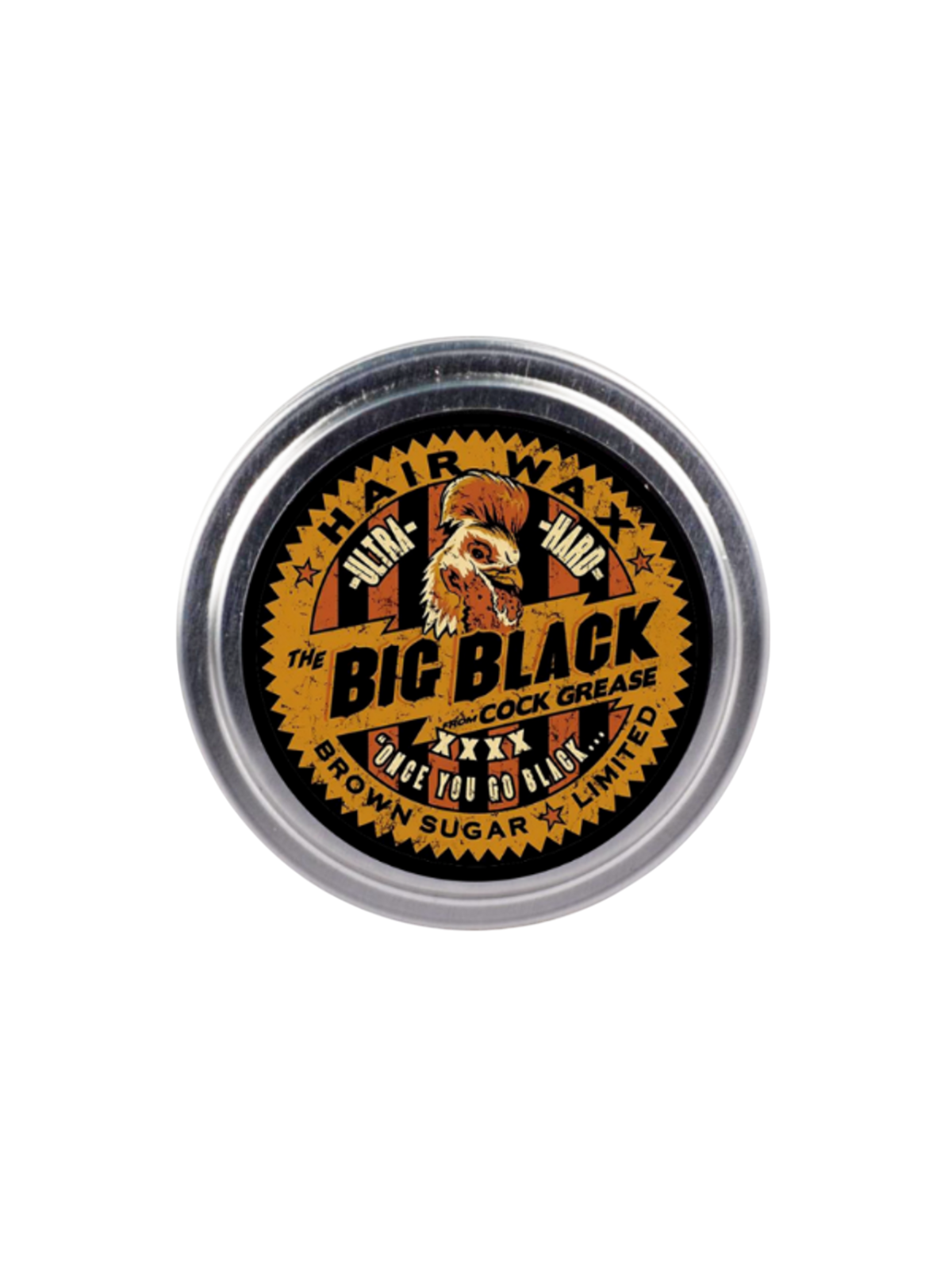 Cock Grease Ultra Hard The Big Black XXXX Pomata per lo styling dei capelli per definizione e texture Tenuta forte 50 g