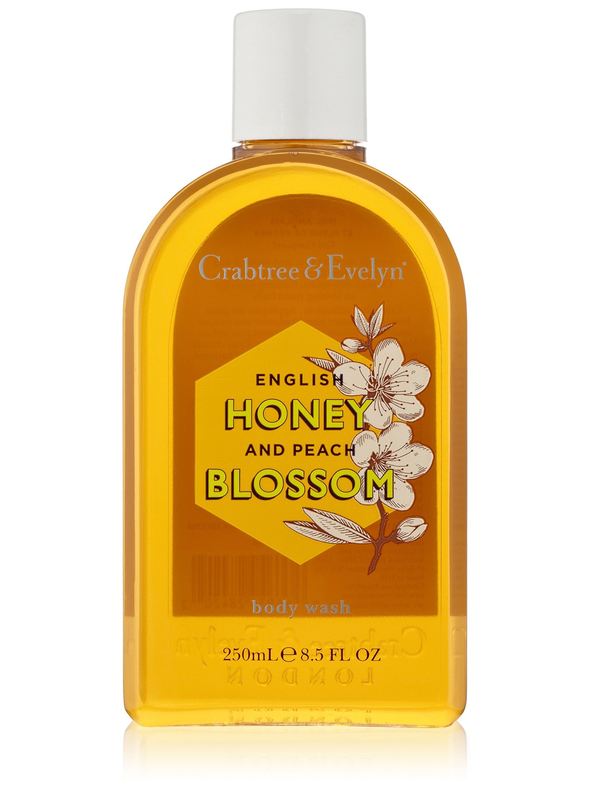 Bagnoschiuma idratante al miele e fiori di pesco di Crabtree & Evelyn 250ml