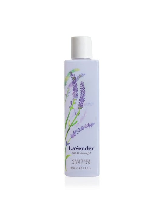 Bagnoschiuma rilassante alla lavanda Crabtree & Evelyn per tutti i tipi di pelle 250ml